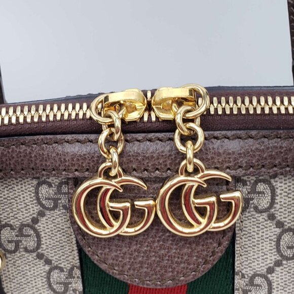 100% Authentic Gucci GG Ophidia Handbag and Shoulder Bag - Picture 9 of 16